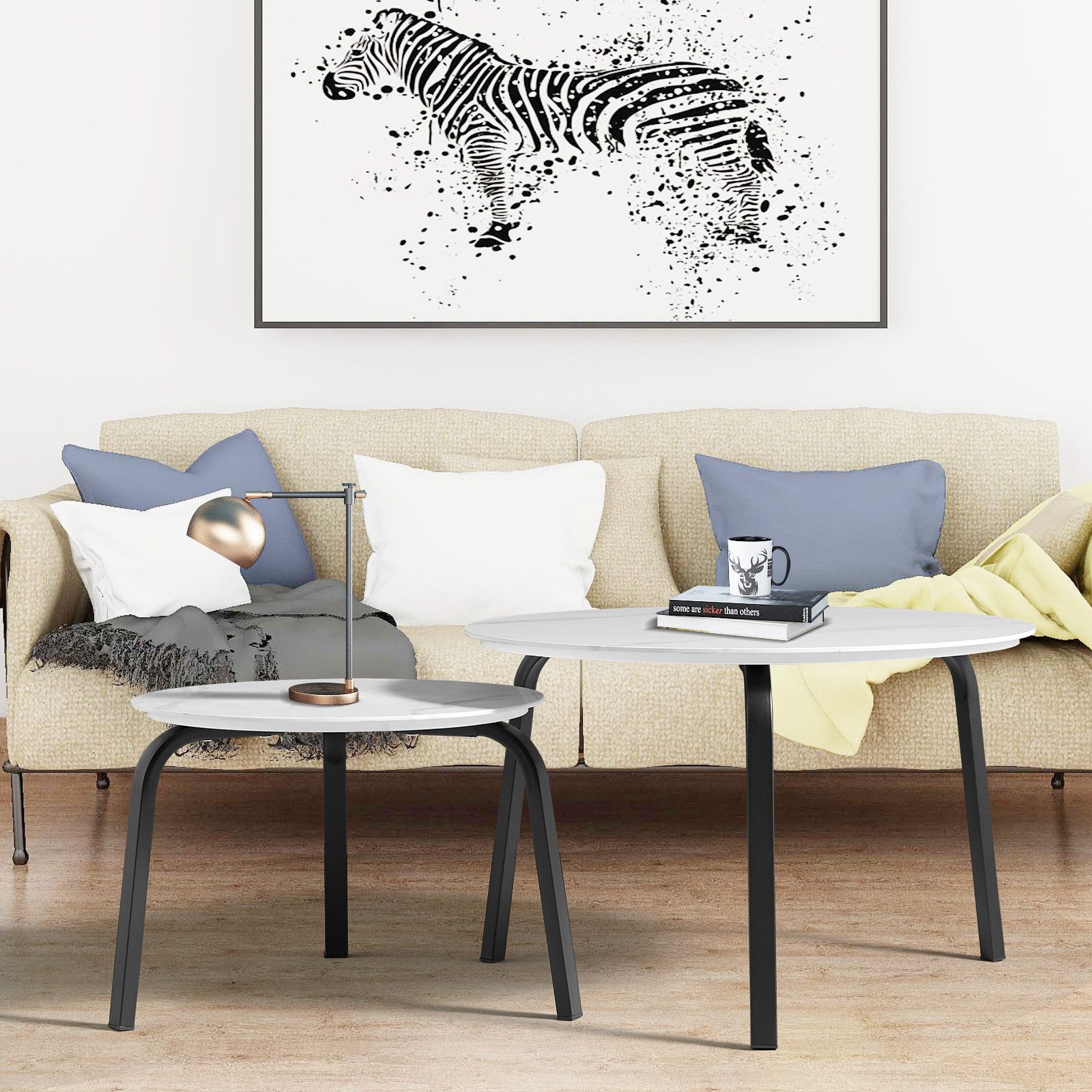 OKWISH Couchtisch 2-teiliges Couchtisch-Set (elegantem Design, günstig online kaufen