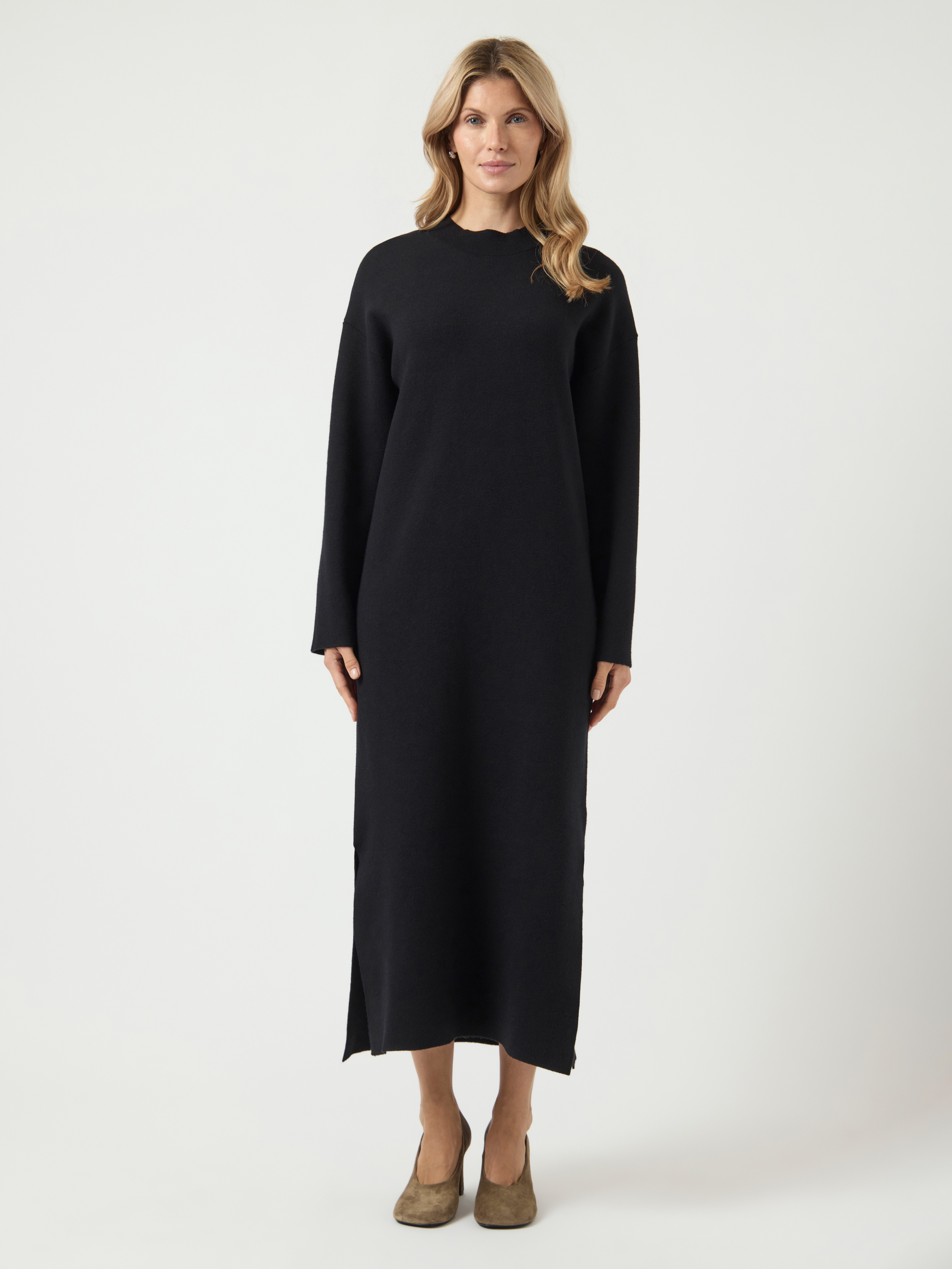 Y.A.S Strickkleid YASELMA LS LONG KNIT DRESS S. NOOS günstig online kaufen