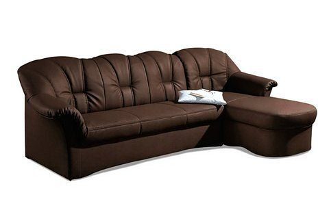 DOMO collection Ecksofa Papenburg, zeitlose Rückensteppung, günstig online kaufen
