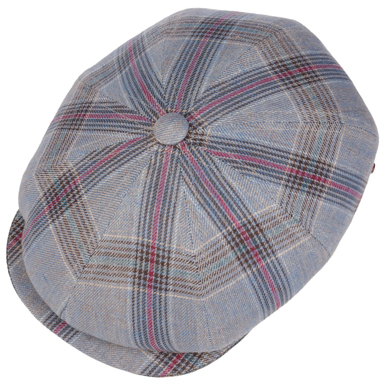 Alfonso D´Este Flat Cap (1-St) Schirmmütze mit Schirm, Made in Italy