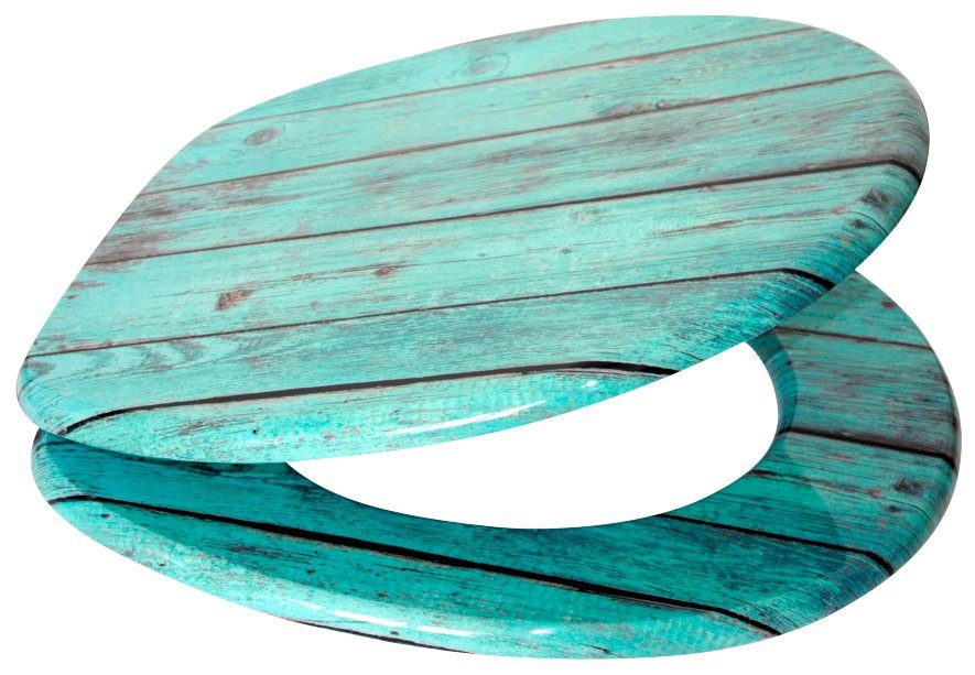 SANILO WC-Sitz »Lumber«, Hochwertige Oberfläche und stabile Scharniere