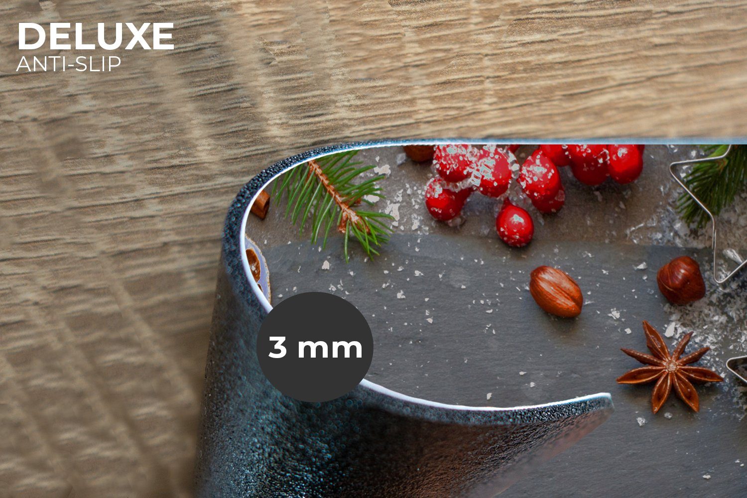 MuchoWow Platzset Weihnachten - Kräuter - Stillleben - Winter, (6-St), Plat günstig online kaufen