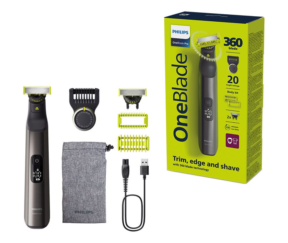 Elektrorasierer OneBlade Pro 360 Face & Body QP6552/30