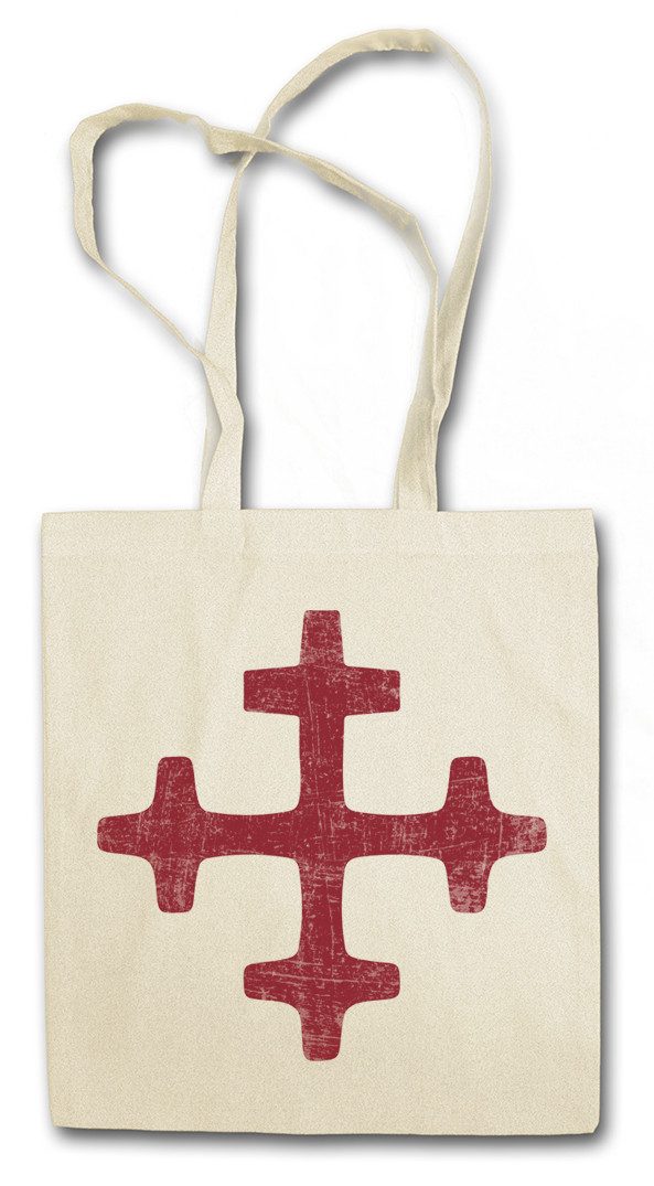 Beuteltasche Latvian Dievturity Symbol Stofftasche Sign Zeichen Logo Lettland