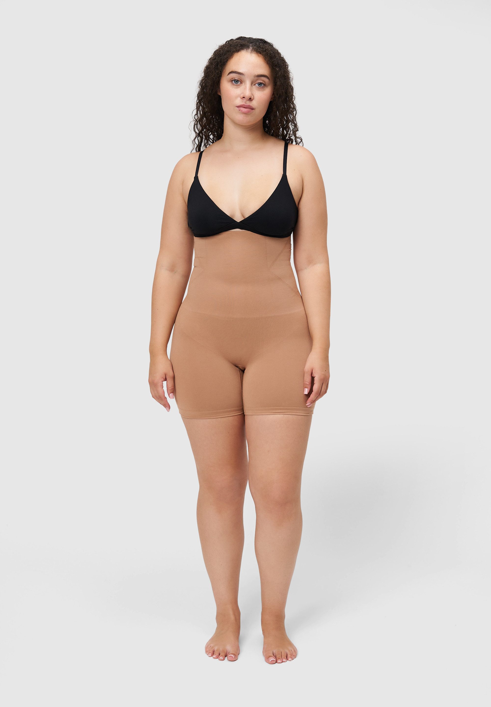 Les Lunes Shapinghose RAYAA Seamless Shapewear High Waisted Shorts Shapewear mit Ouvert, Seamless, Atmungsaktiv, Bambusviskose