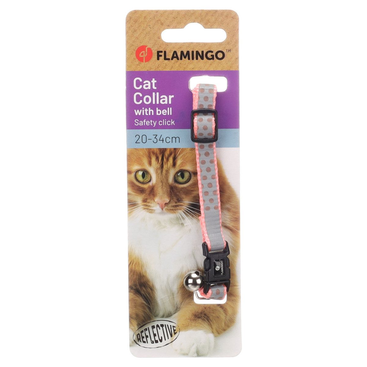 Flamingo Katzen-Halsband Katzen Halsband Minx lachsrosa