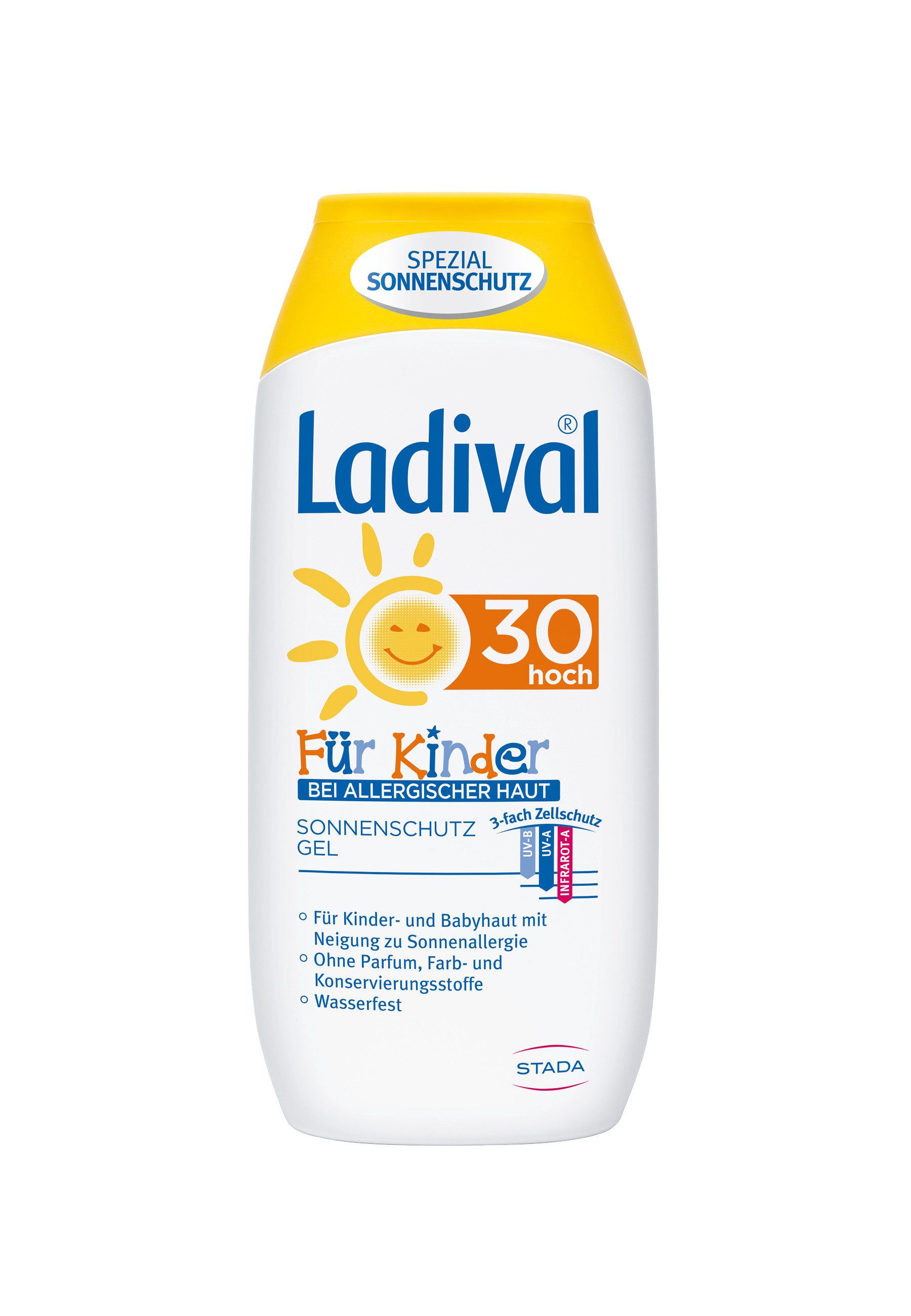 Sonnenschutzmilch Sonnenschutz Gel für Kinder bei Allergischer Haut LSF 30