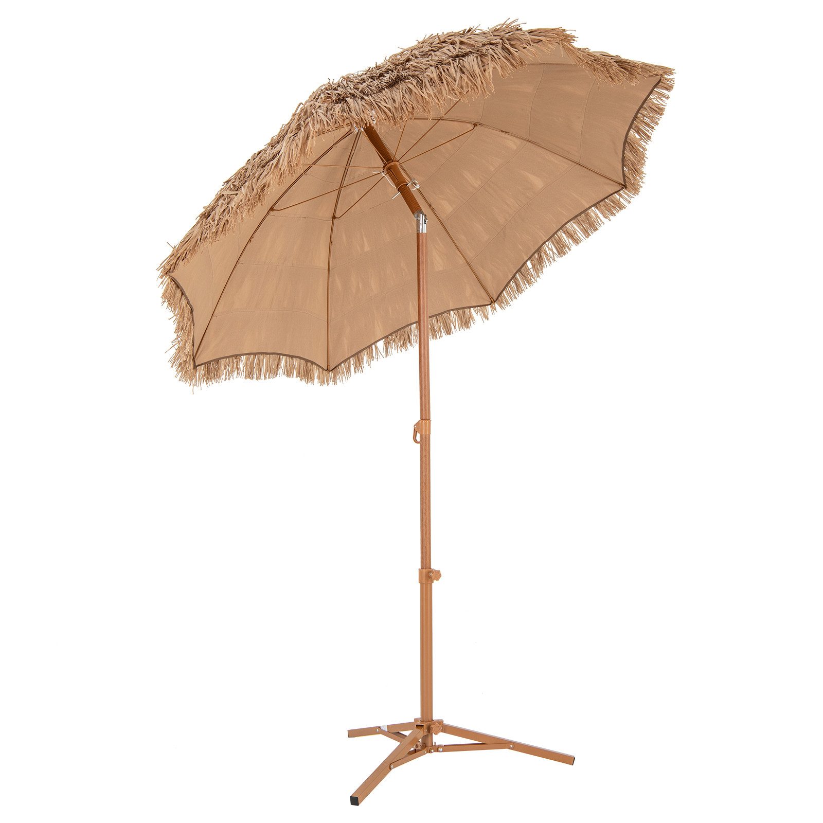 COSTWAY Sonnenschirm, Hawaii Gartenschirm neigbar & günstig online kaufen