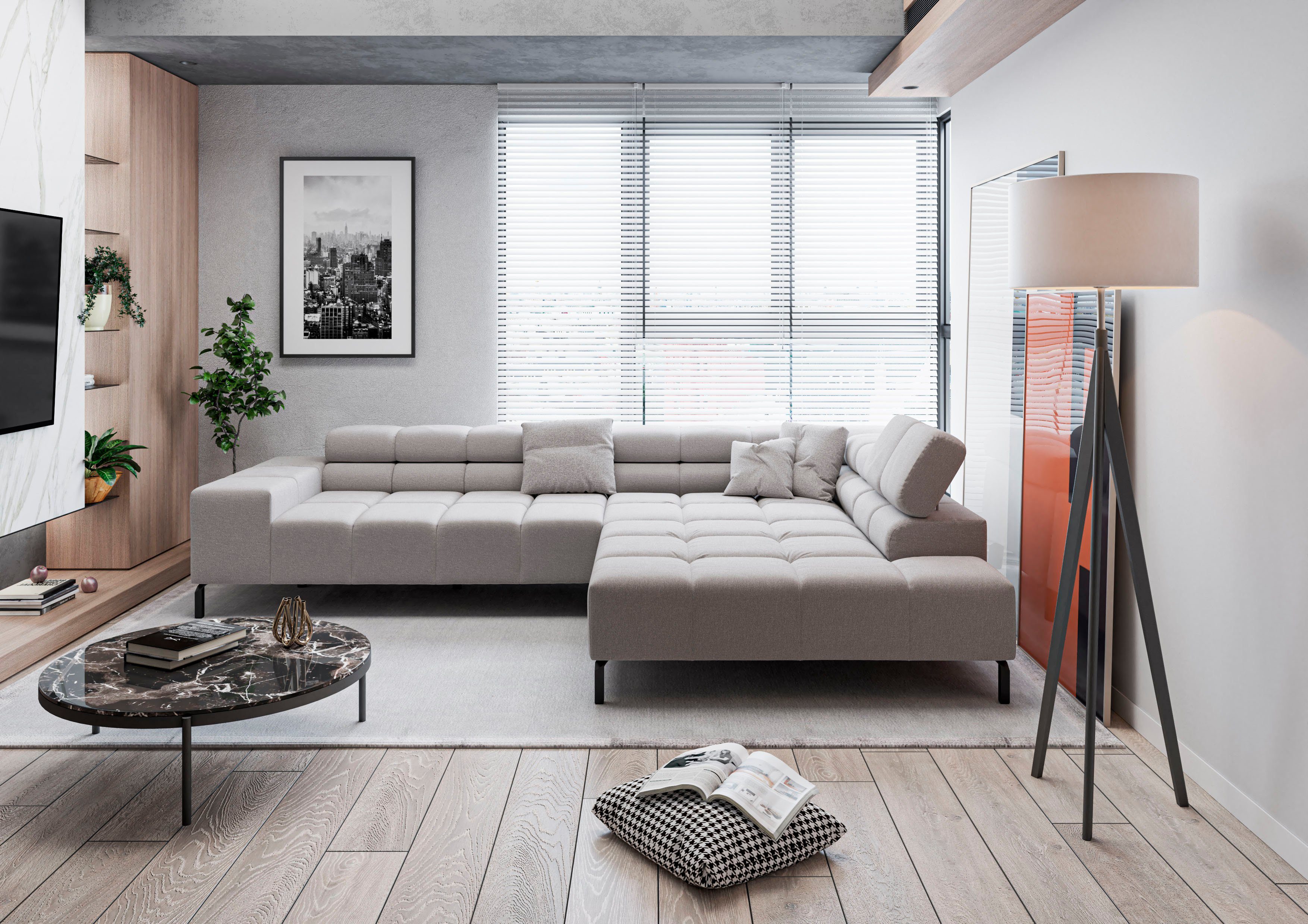 INOSIGN Ecksofa Ancona New, wahlweise motorische günstig online kaufen