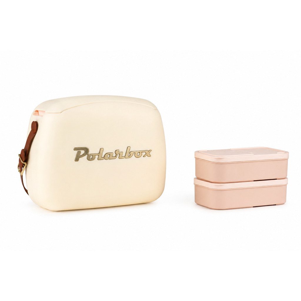 Kreher Frischhaltedose Kühlbox Polar 6 Liter mit 2 Lunchboxen (Farbe wählbar)