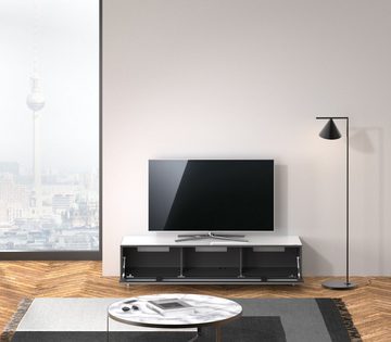 JUST by Spectral Lowboard Just.Lima JRL1654T. Wahlweise mit TV-Halter & Soundbarablage., Perfekt für alle TV bis 70 Zoll.