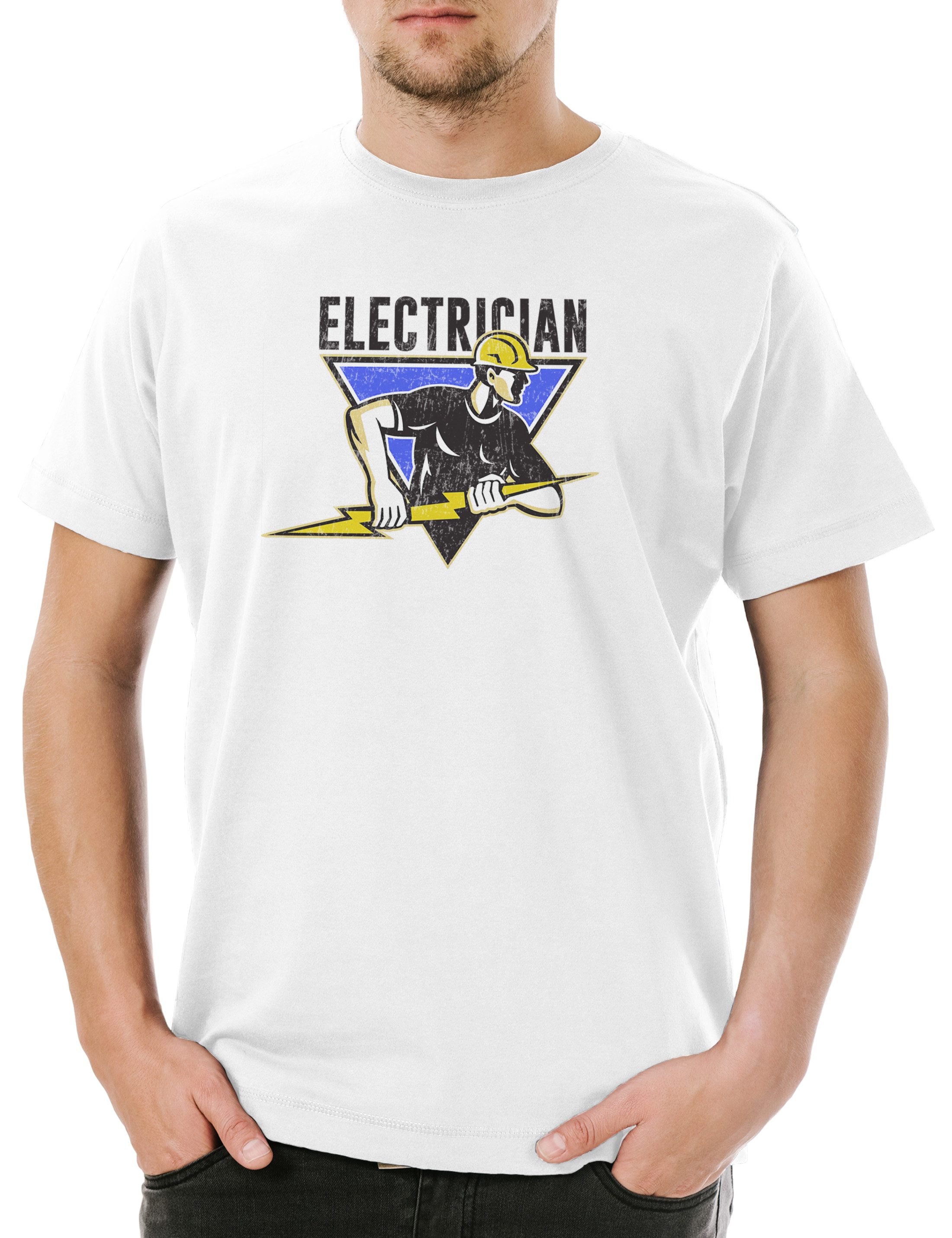 Print-Shirt Electrician I Herren T-Shirt Elektriker Meister Beruf Handwerk