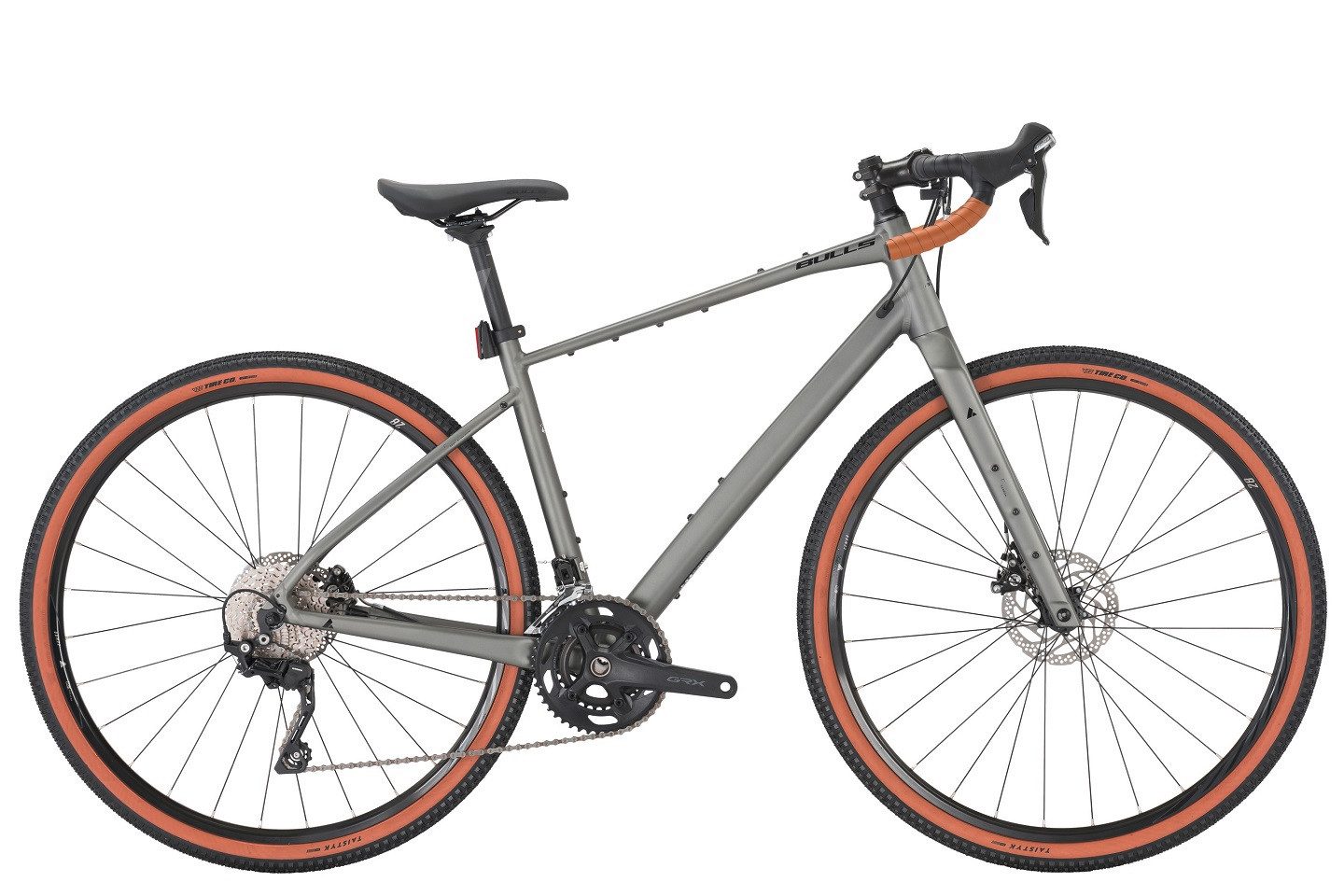 Bulls Gravelbike Bulls Grinder 2 grau 2025, 20 Gang Shimano GRX RD-RX400, Kettenschaltung