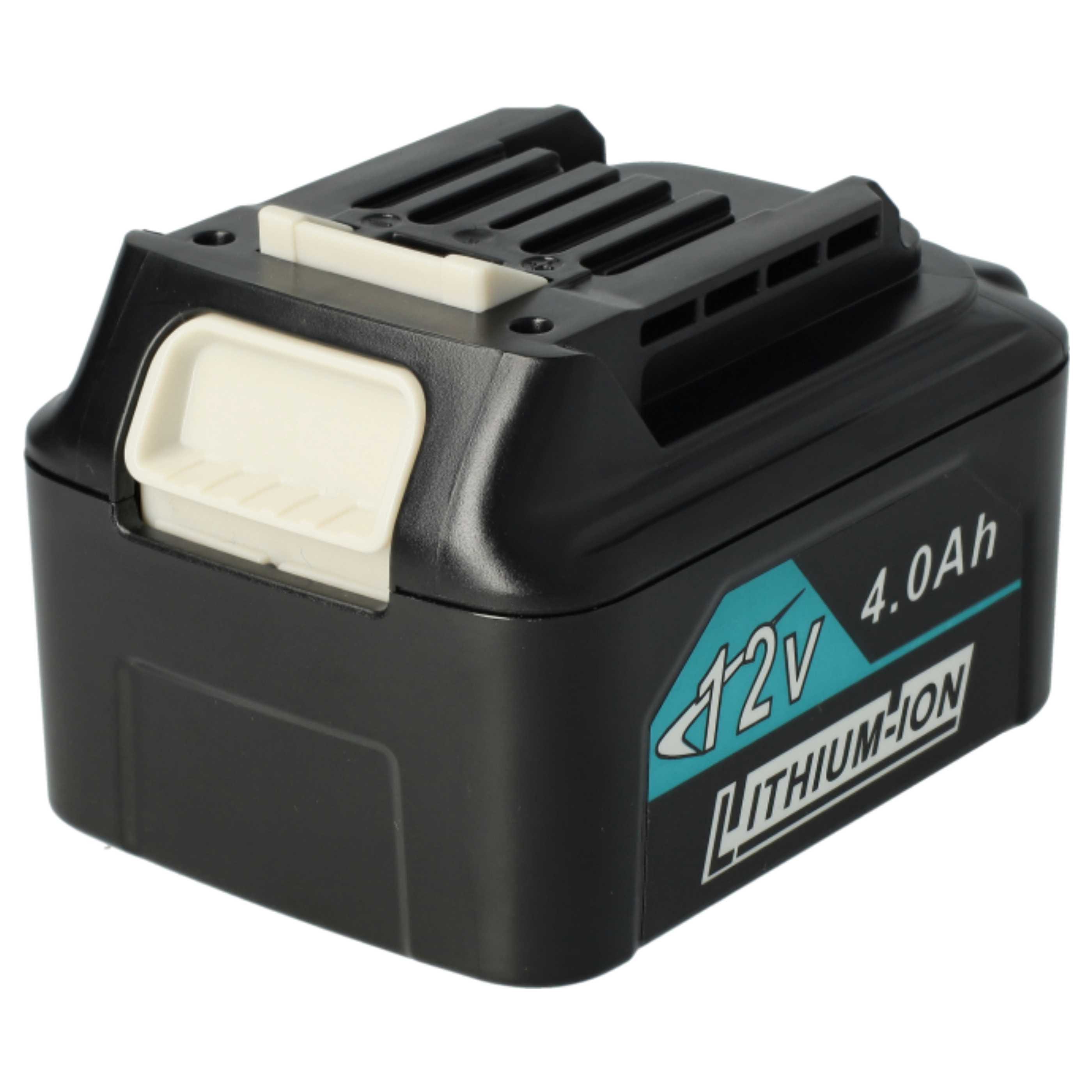 vhbw Akku Ersatz für Makita BL1021, BL1021B, BL1016, BL1020, BL1020B, Akku Akku Li-Ion 4000 mAh (12 V, 2 St), Leistungsfähige Austausch-Akkus für Werkzeug Powertools wie