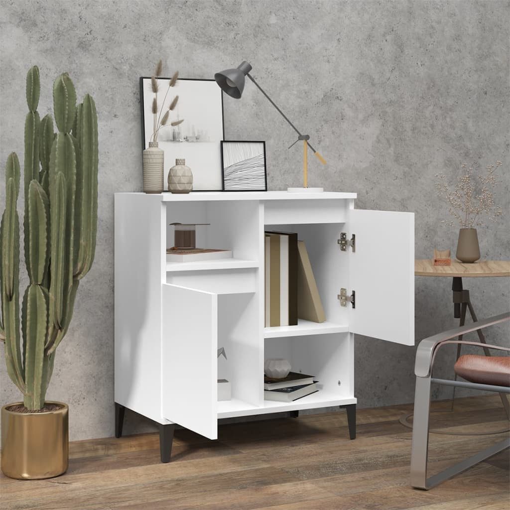 vidaXL Sideboard Sideboard Weiß 60x35x70 cm Holzwerkstoff (1 St)