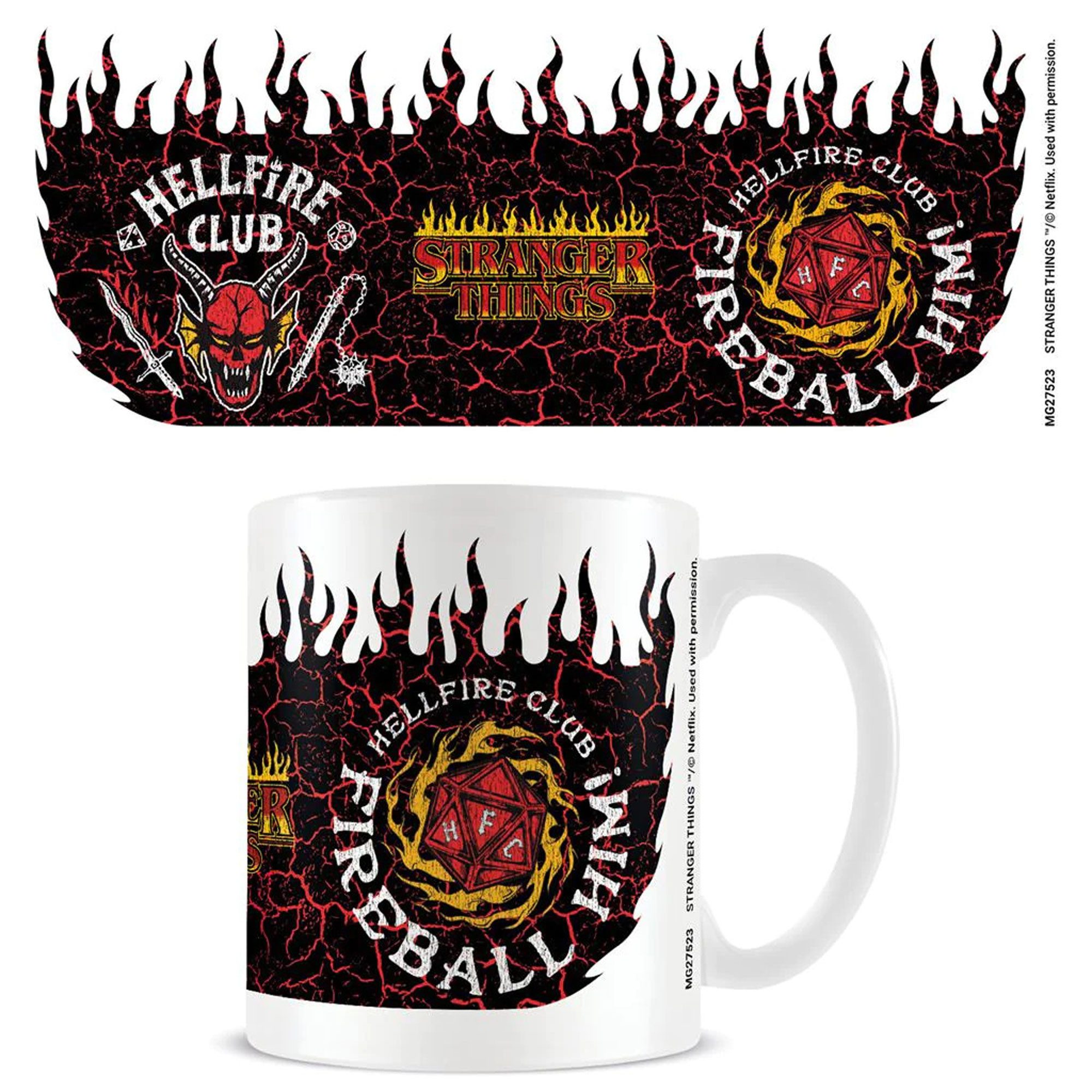 Tasse Stranger Things - Lizenz Tassen - 4 - Fireball