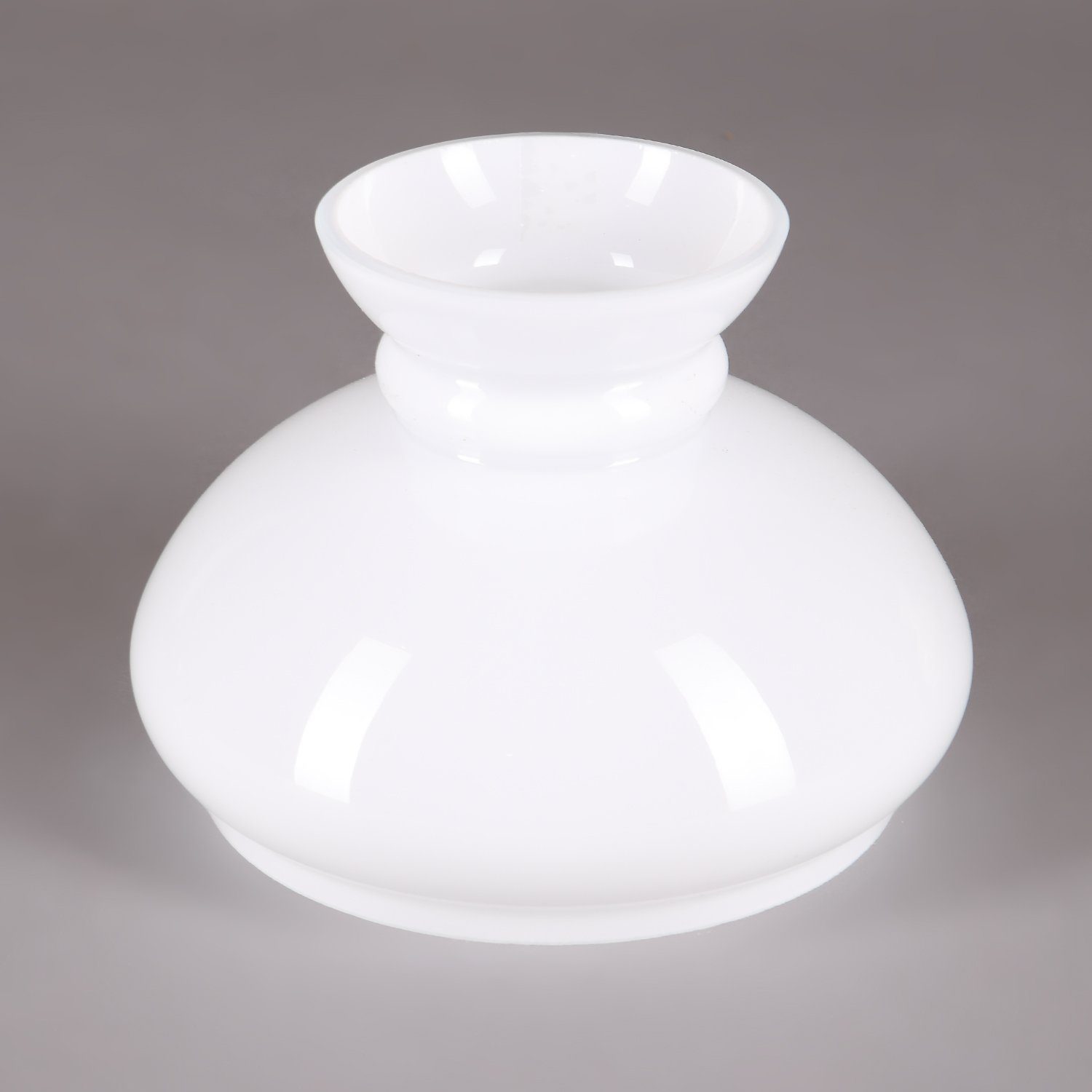 Home4Living Lampenschirm Lampenglas Petroleumglas Ersatzglas Ø 141mm glänzend Opalglas, Dekorativ