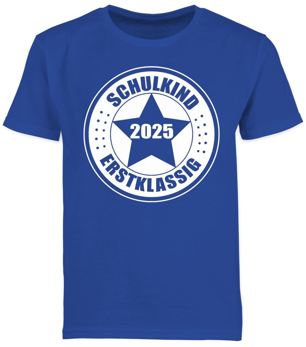 T-Shirt Schulkind 2025 Erstklassig Geschenk Einschulung Geschenke Schulanfang