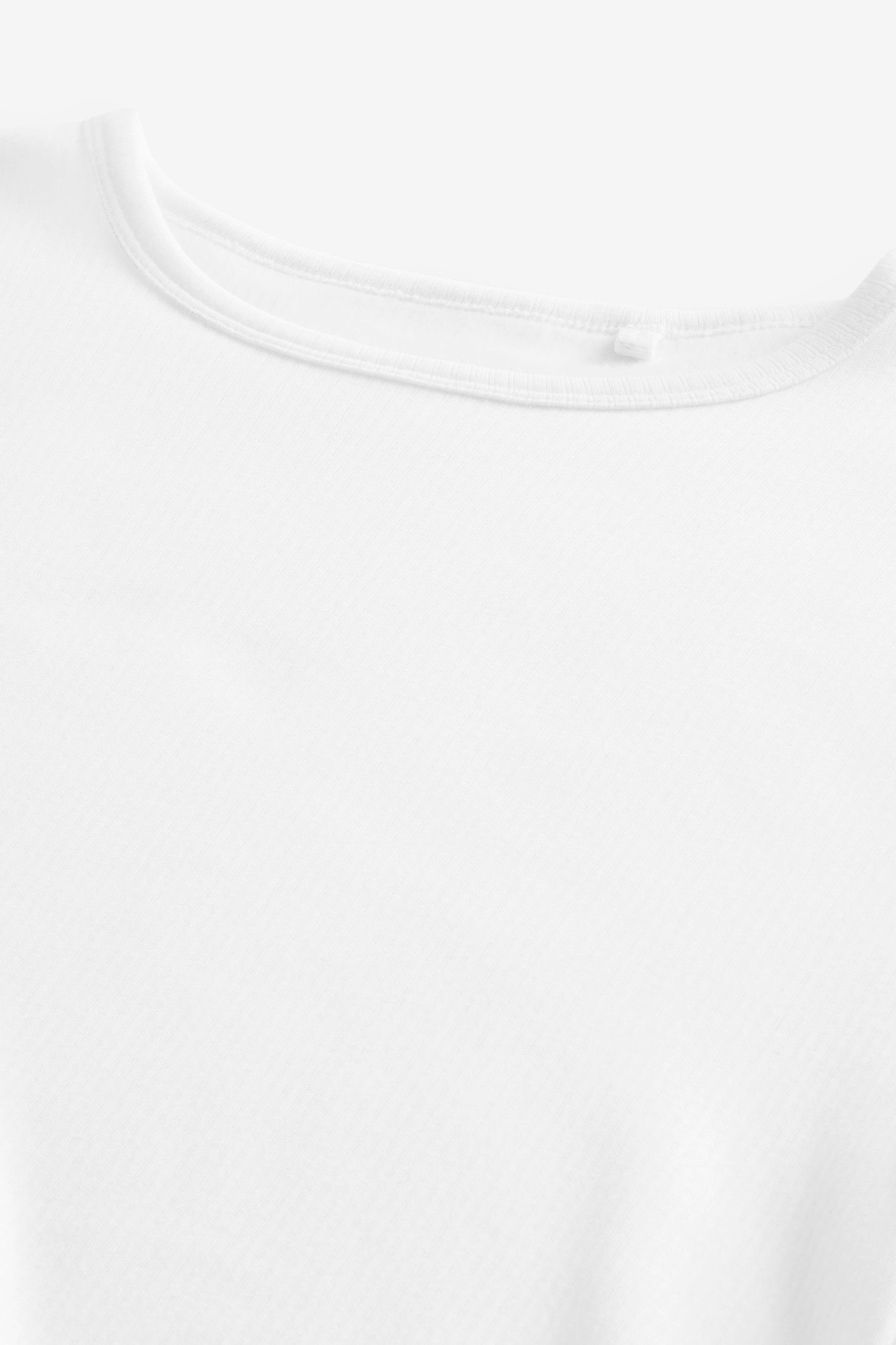White 2er-Pack Thermounterhemd Next Kurze (2-St) Thermoshirts,