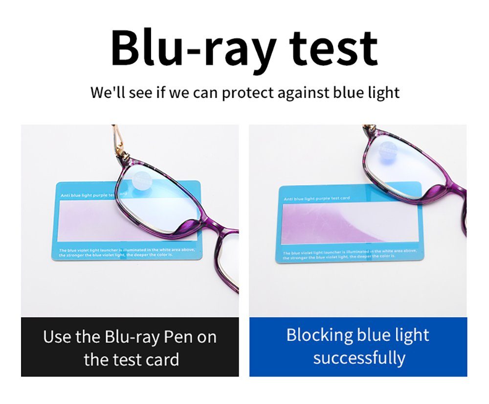 Lesebrille anti rosa Mode blaue Gläser PACIEA bedruckte presbyopische Rahmen
