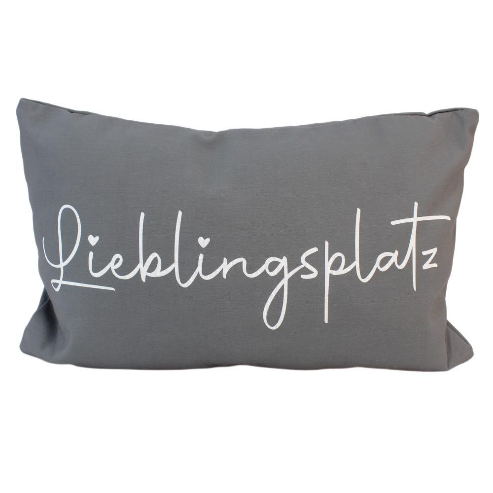 Bada Bing Dekokissen Deko Kissen "Lieblingsplatz" - ca. 53 x 31 cm