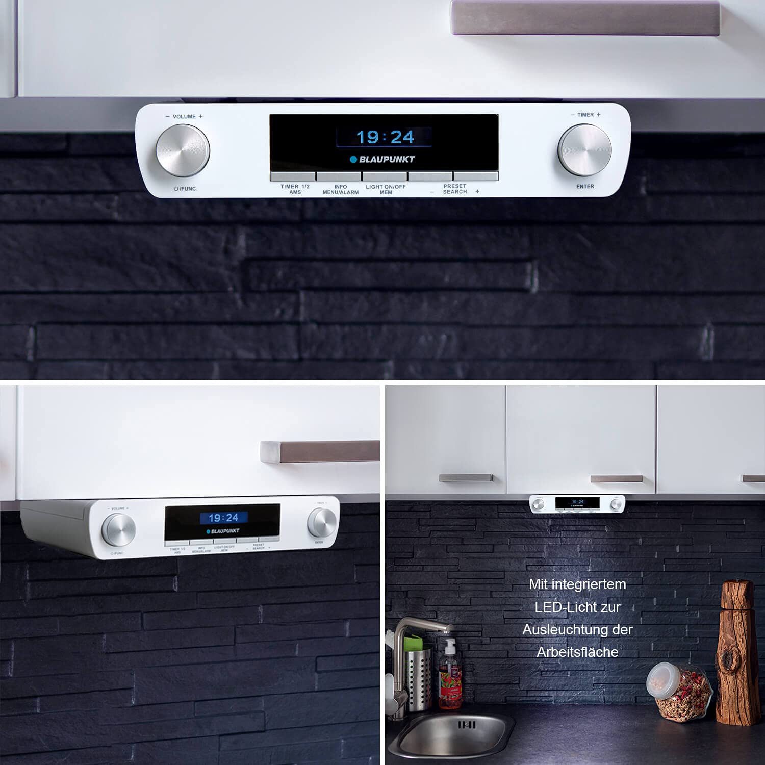 Blaupunkt KRD 100 Küchen-Radio (Kabelloses Bluetooth-Radio mit DAB+/UKW, Multidisplay, Timer) – Bild 3 von 5