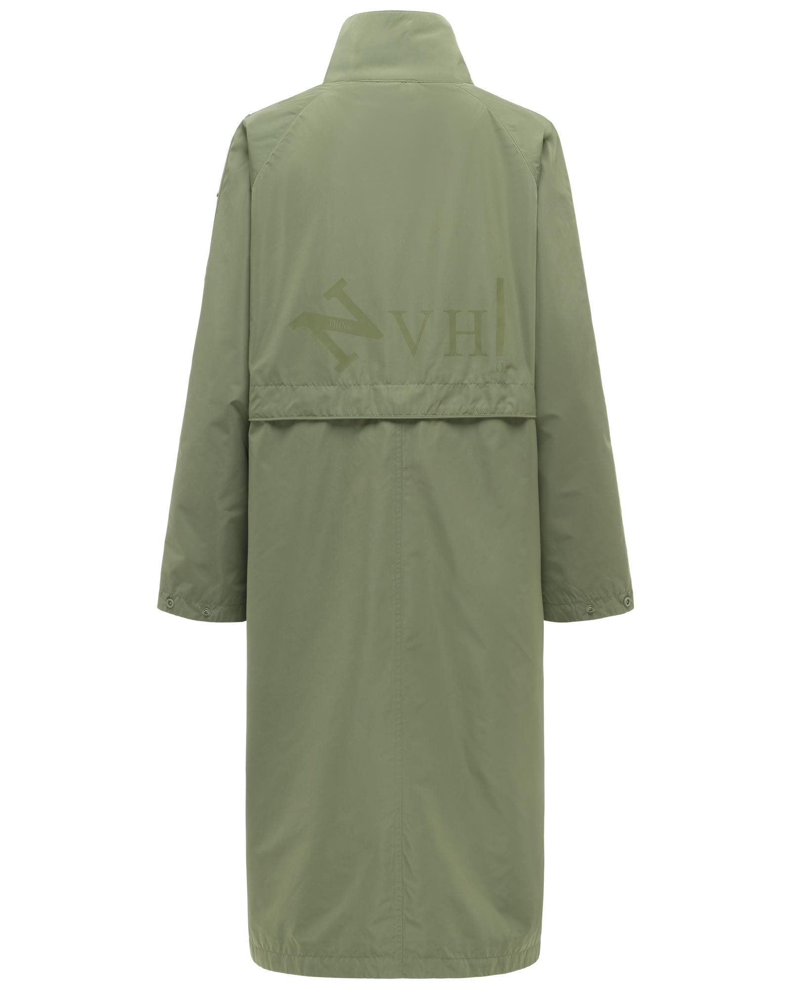 Navahoo Langmantel Zenblüte 14 Modischer oversized Damen Parka mit krempelbaren Ärmeln