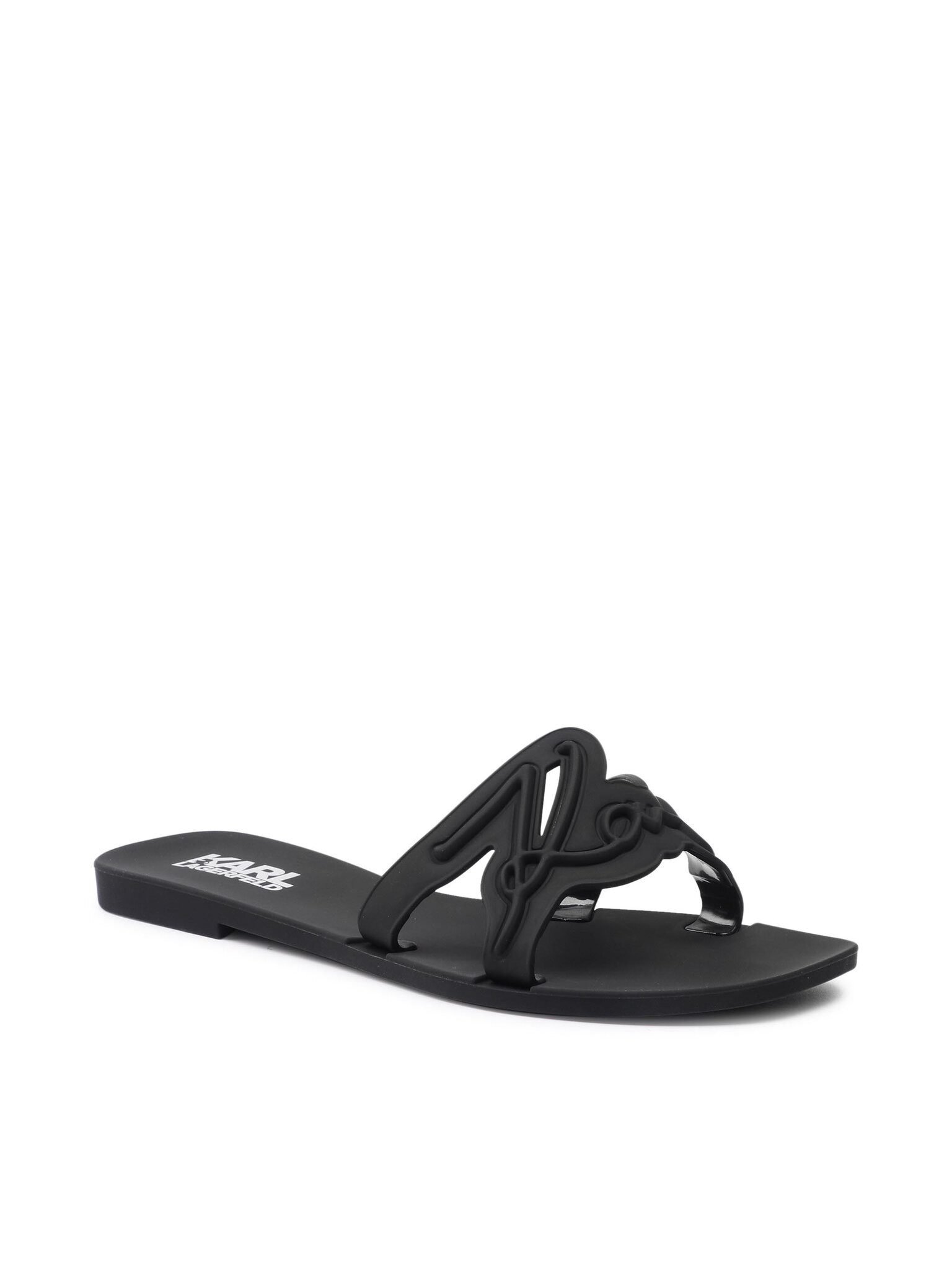 KARL LAGERFELD Karl Lagerfeld Damen Flip-Flops Schwarz KL80008 Badepantolette