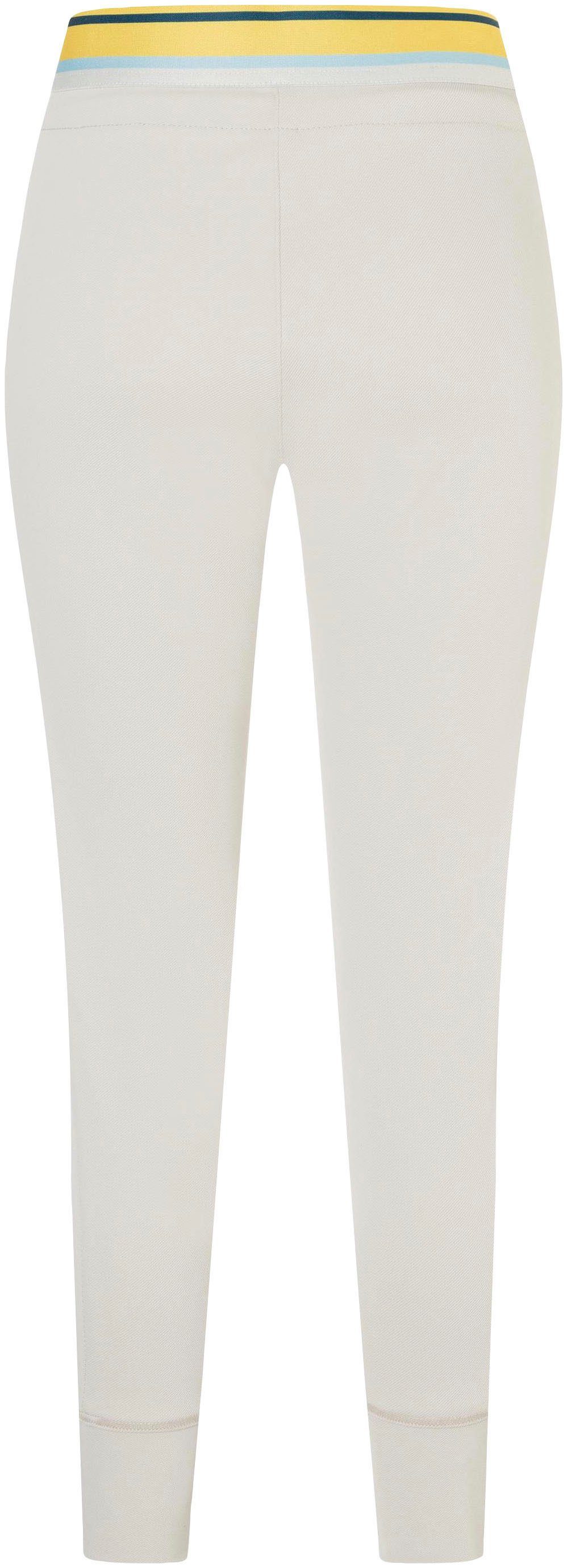 elastischem mit Jogger offwhite MAC Pants Taillenbund
