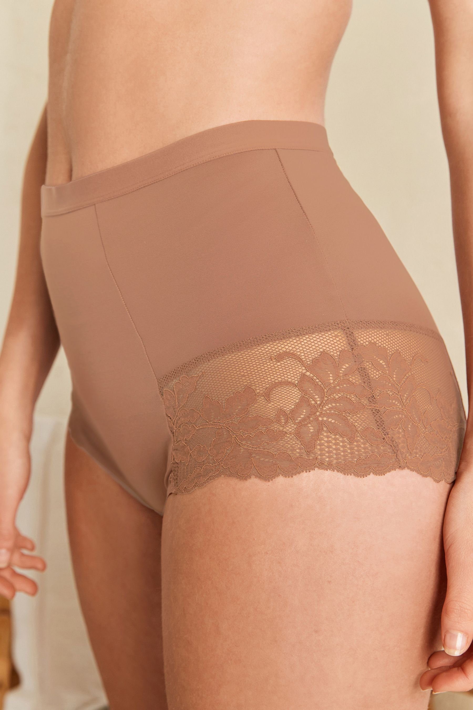 Next Brasilslip Formende Spitzenslips im 2er-Pack, Brazilian (2-St)