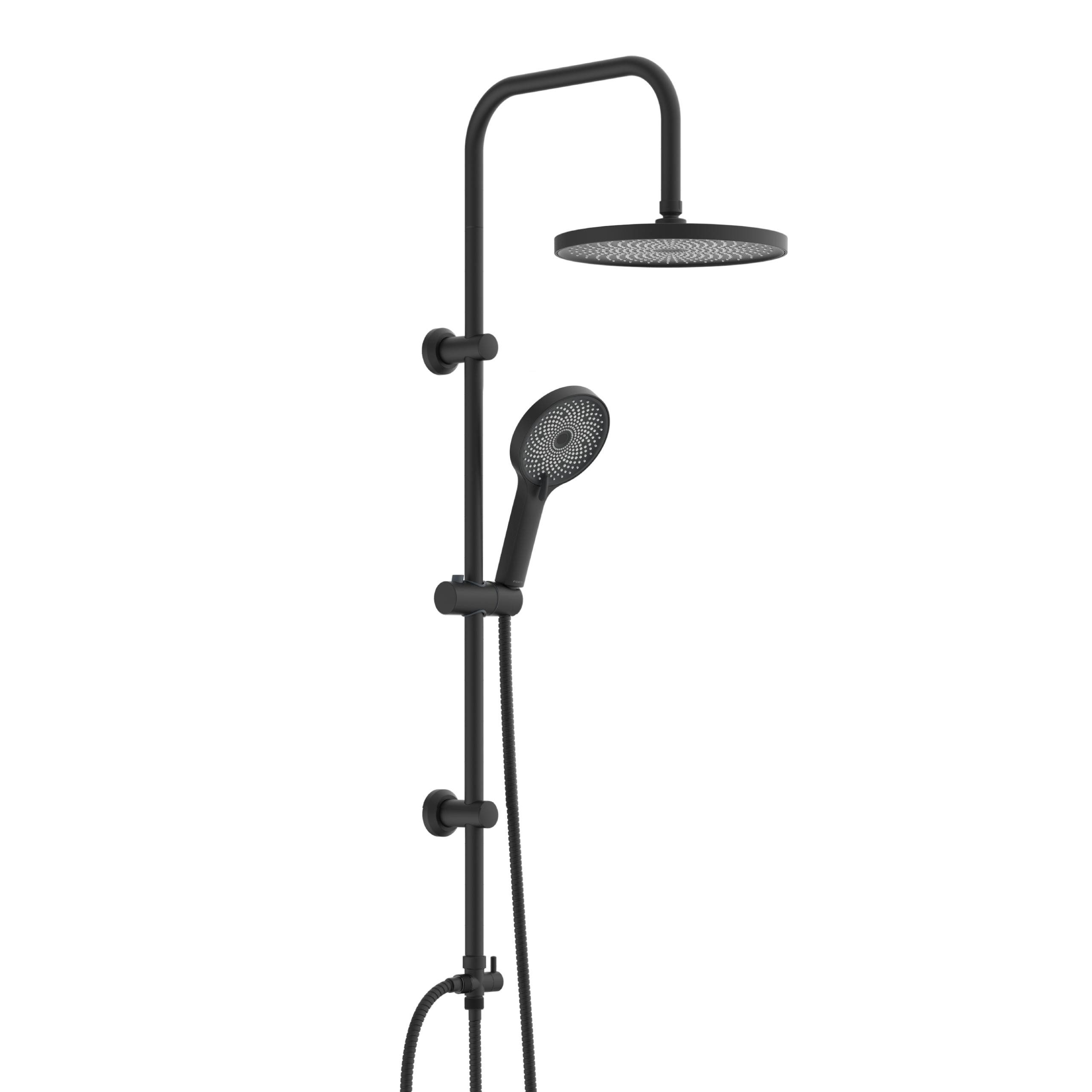 Schütte Duschsystem VALENCIA chrom, 3 Strahlart(en), 3-fach verstellbar, Antikalk-Noppen, Höhenverstellbare Крепления