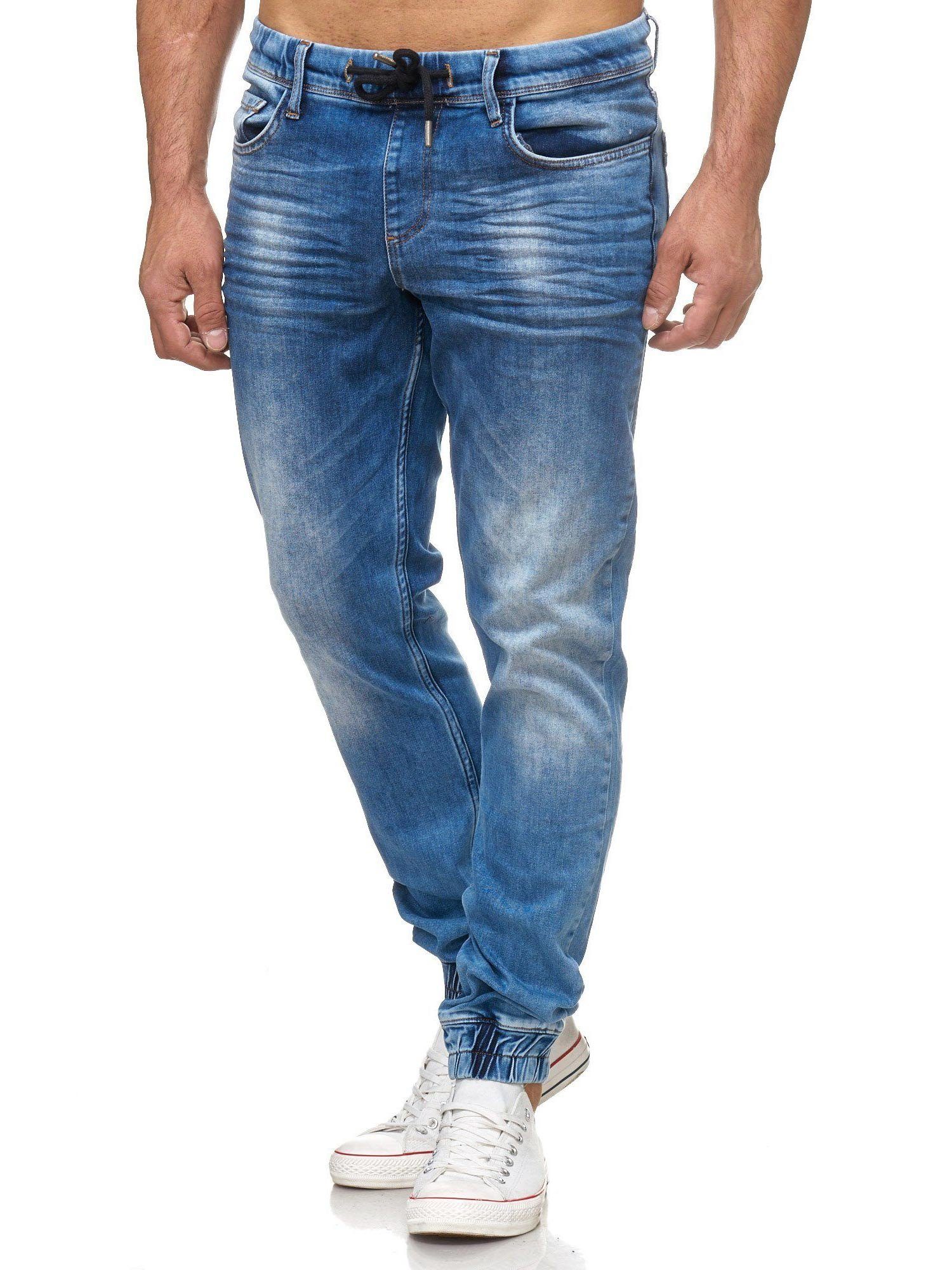 Tazzio Straight-Jeans 17506 Sweat Hose im Jogger-Stil