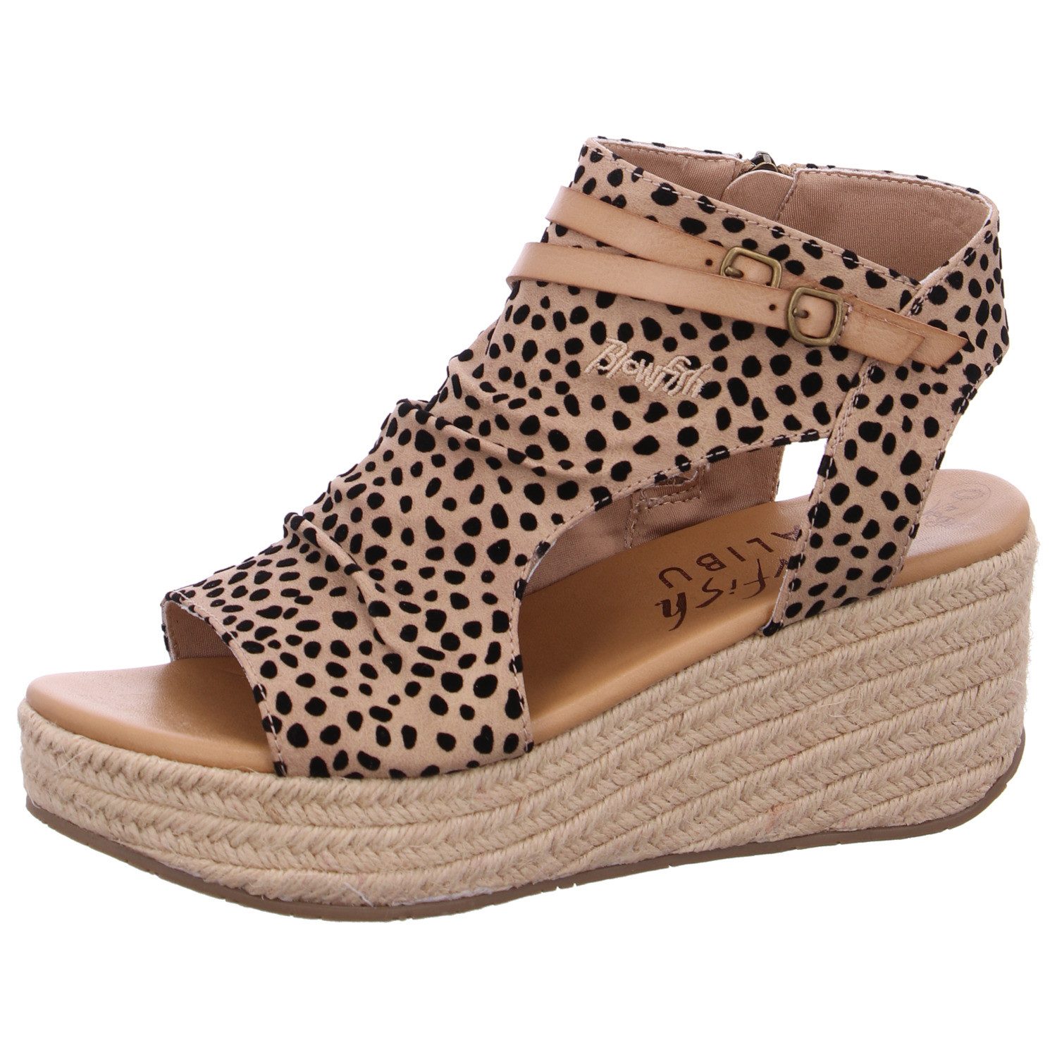 Blowfish Sandalen Lederimitat/Textil Keilsandalette günstig online kaufen