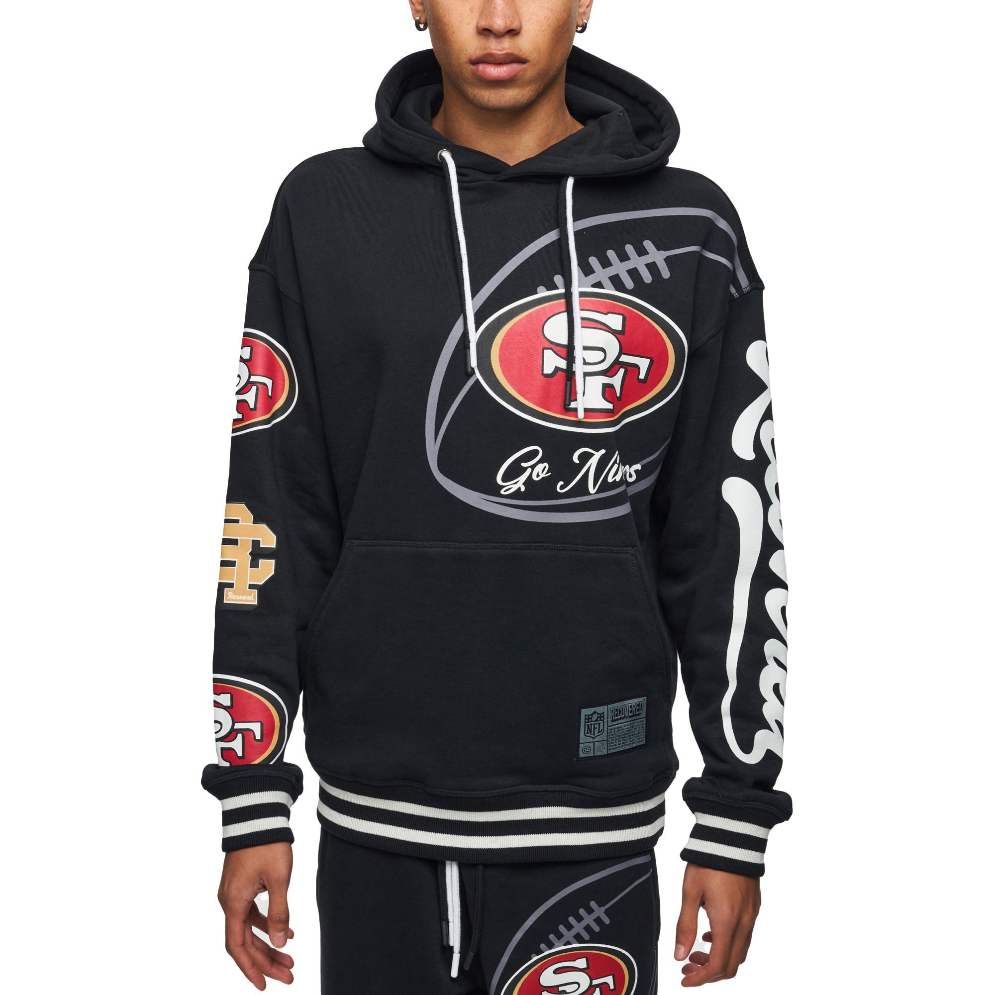 Recovered Kapuzenpullover Re:covered Oversize PATCHES NFL Teams günstig online kaufen