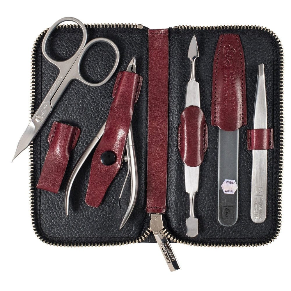 ERBE Maniküre-Pediküre-Set Erbe Maniküre Reißverschlussetui inox Mon Cherie 5-teilig, 1-tlg.