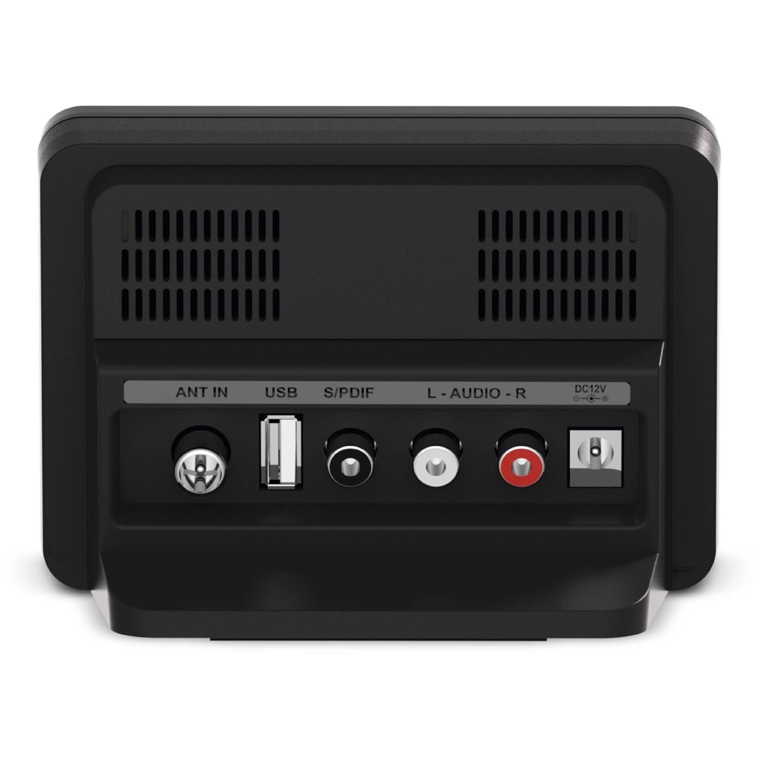 Kabel Digitalradio (DAB) Radio DAB+ Uhrzeitanzeige OLED-Display CABLESTAR TechniSat 100