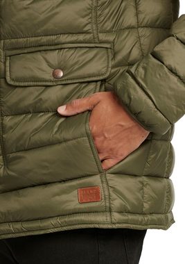 Blend Outdoorjacke BLEND Herren Stepp-Jacke Übergangs-Jacke mit Stehkragen Narve Jacke Grün