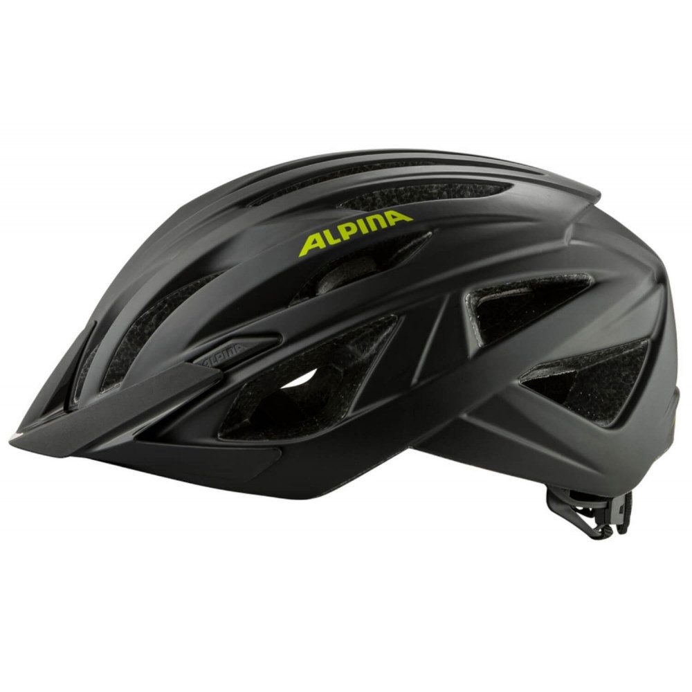 Alpina Mountainbikehelm Helm Parana Fahrradhelm schwarz-neon gelb
