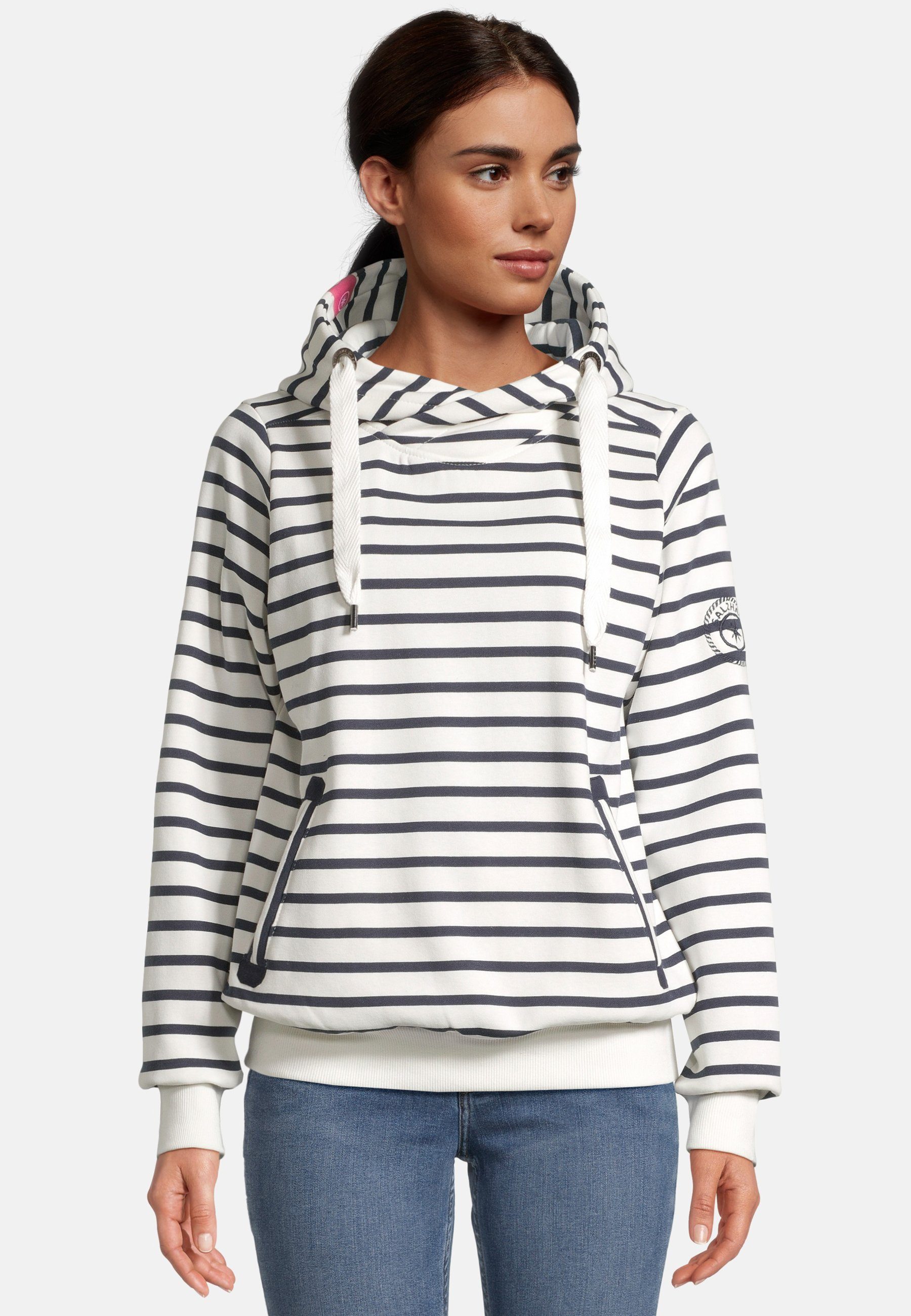 salzhaut Hoodie SÜNN - RINGEL Damen günstig online kaufen