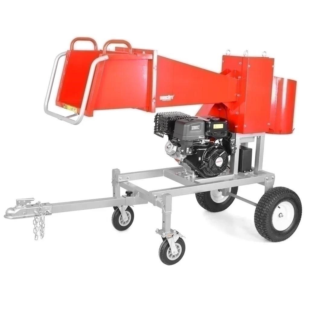 Hecht Messerhäcksler Benzin Holzhäcksler, Gartenhäcksler mit Elektrostart, 457cm3, 9,6kW
