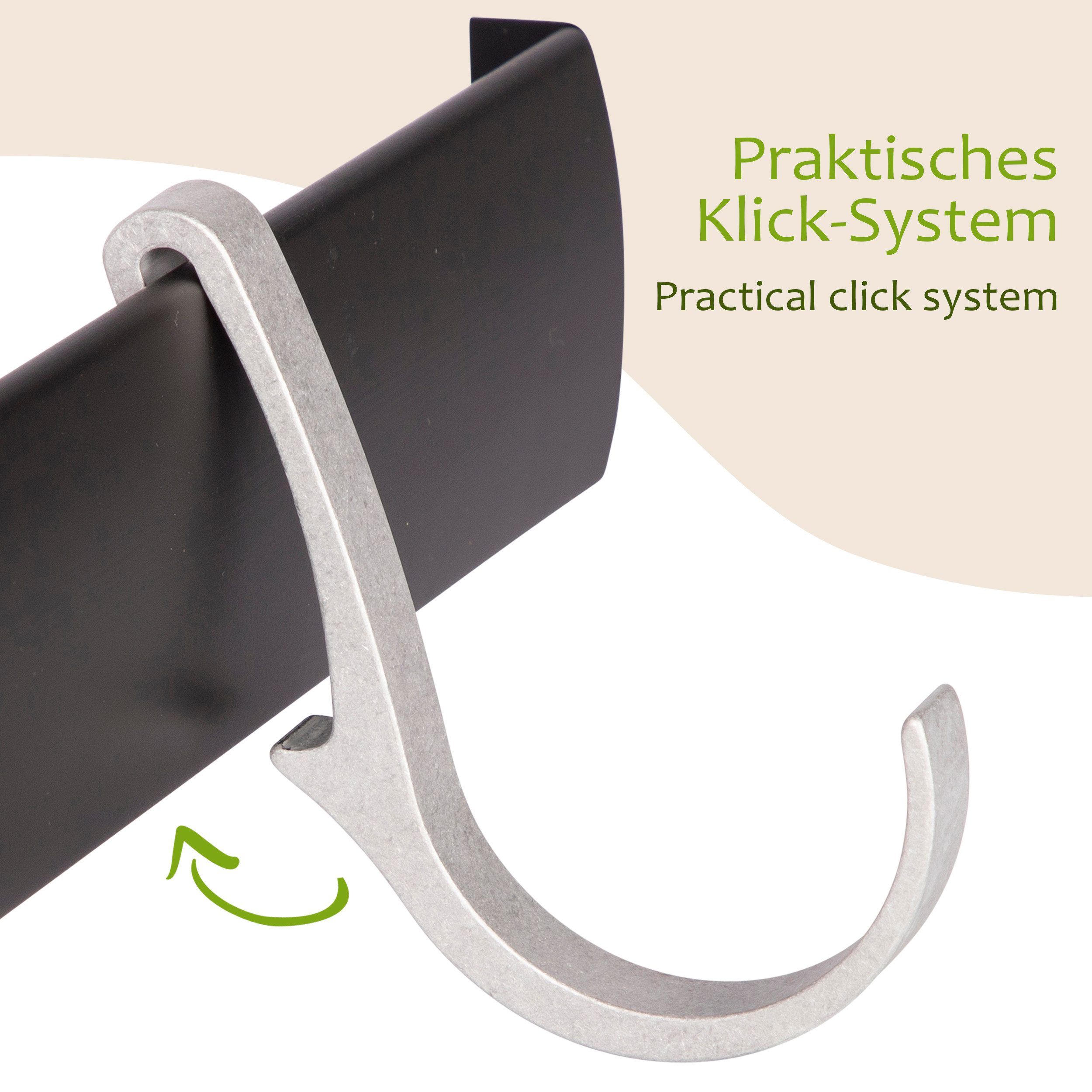 ONVAYA Bicycle Holder | Horizontal Wall Mount for One Bicycle | Click System