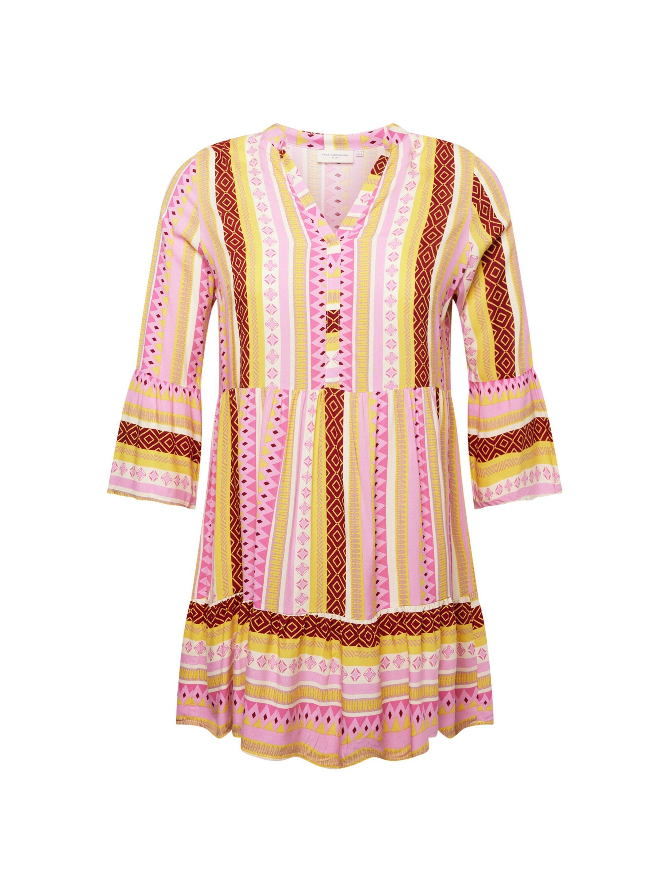 Marrakesh Jerseykleid ONLY CARMAKOMA Volant Drapiert/gerafft, (1-tlg)