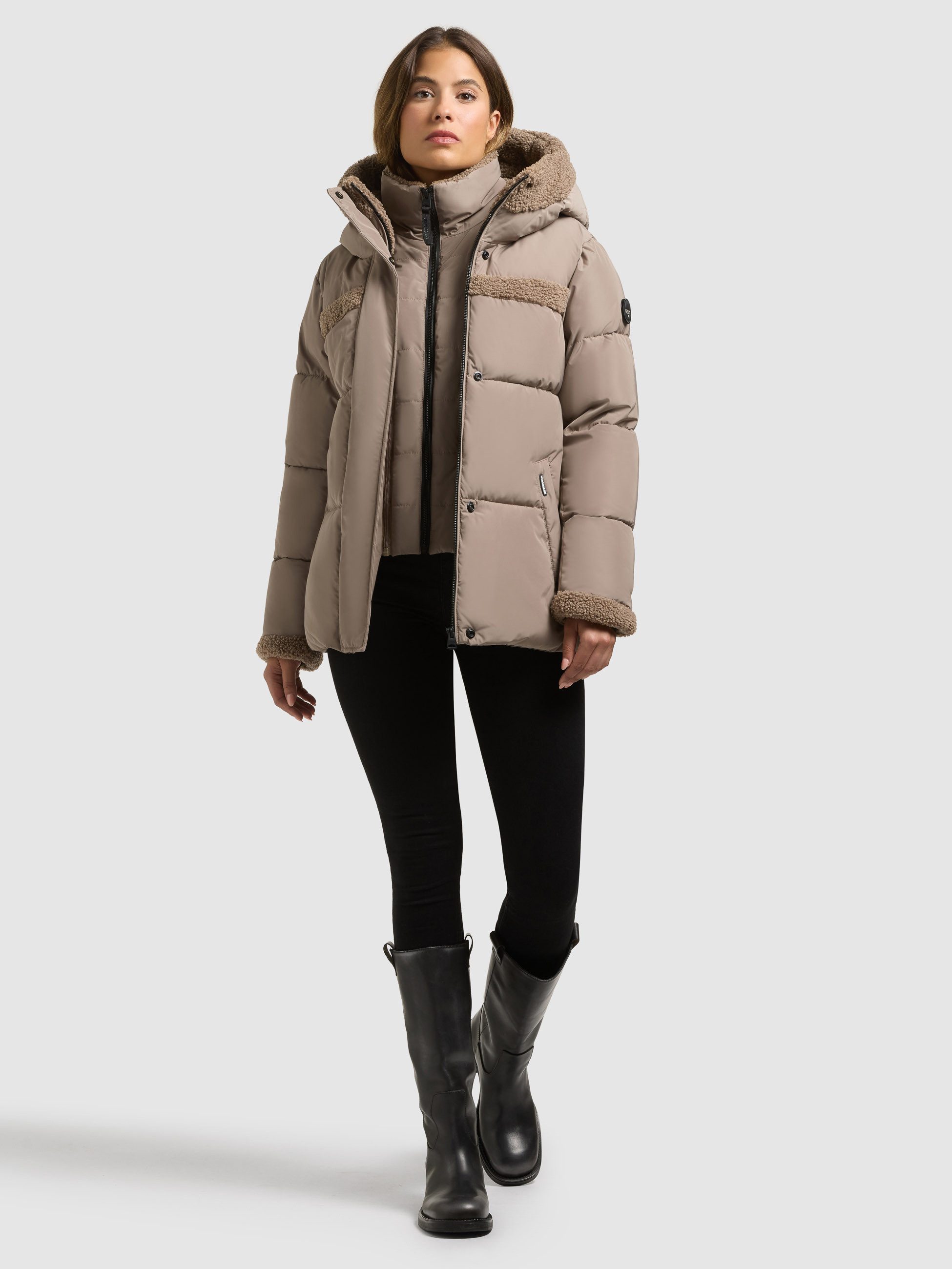 khujo Steppjacke PRISHA - 2IN1 (EINSATZ HERAUSNEHMBAR)