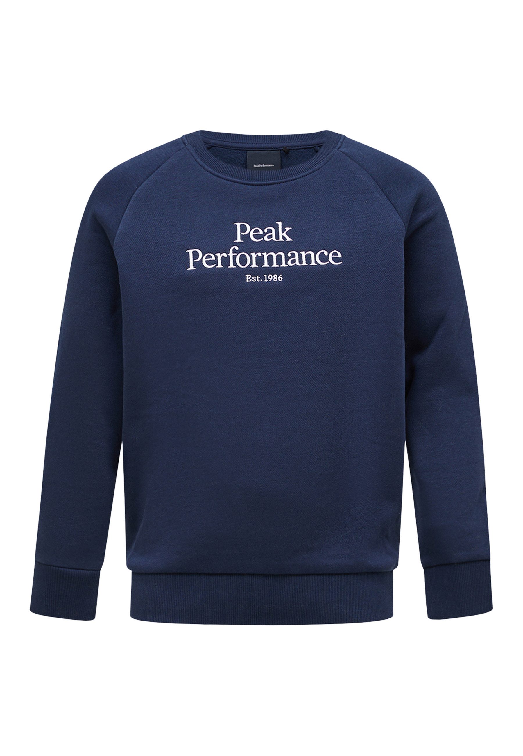Peak Performance Sweatshirt Jr Original Crew mit sportivem Design