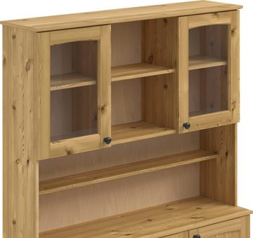 Kochstation Küchenbuffet KS-Osby (1-St) Kiefer massiv, Breite 120 cm, 5 Türen