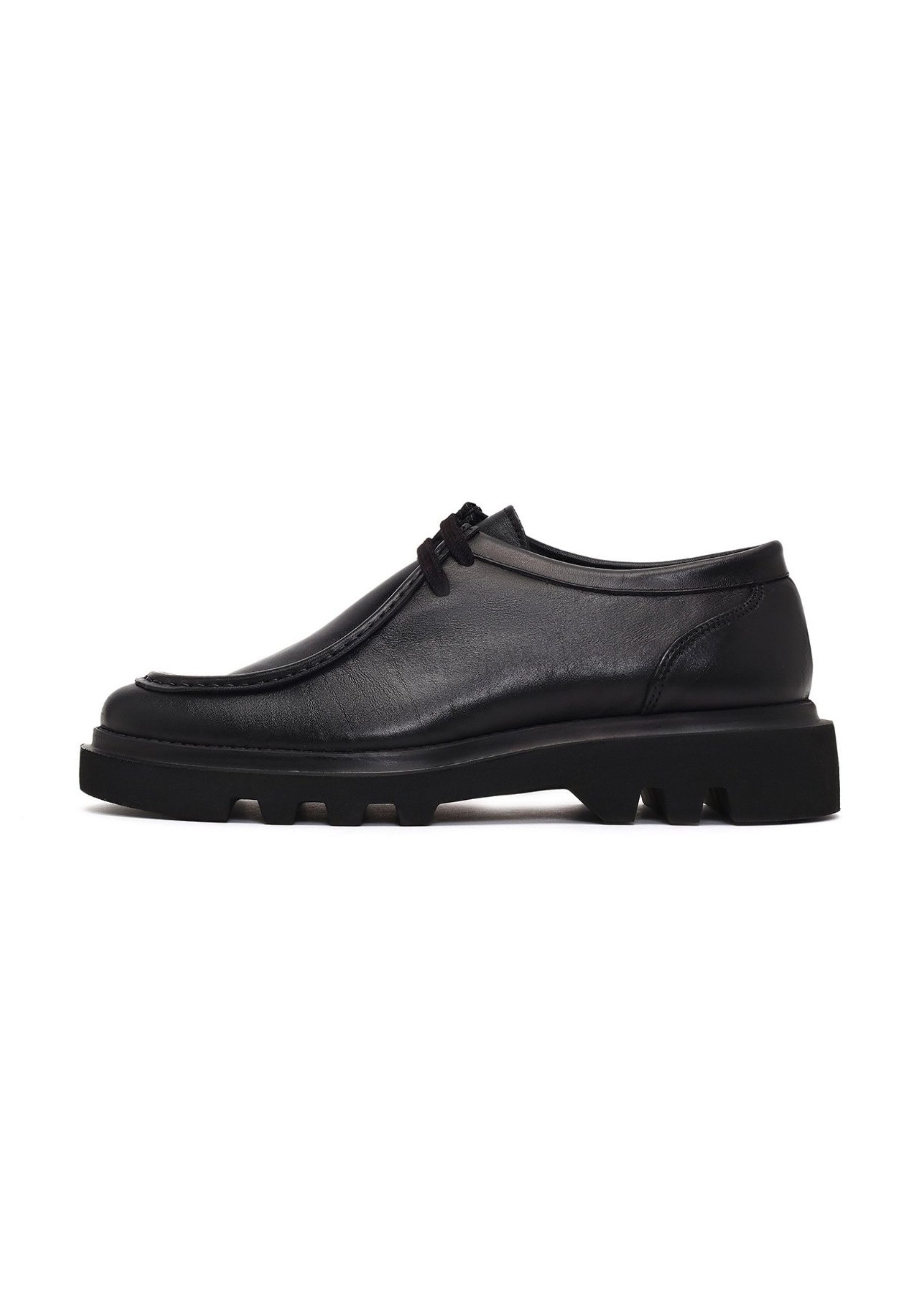 Freizeitschuhe aus Leder Schnürschuh