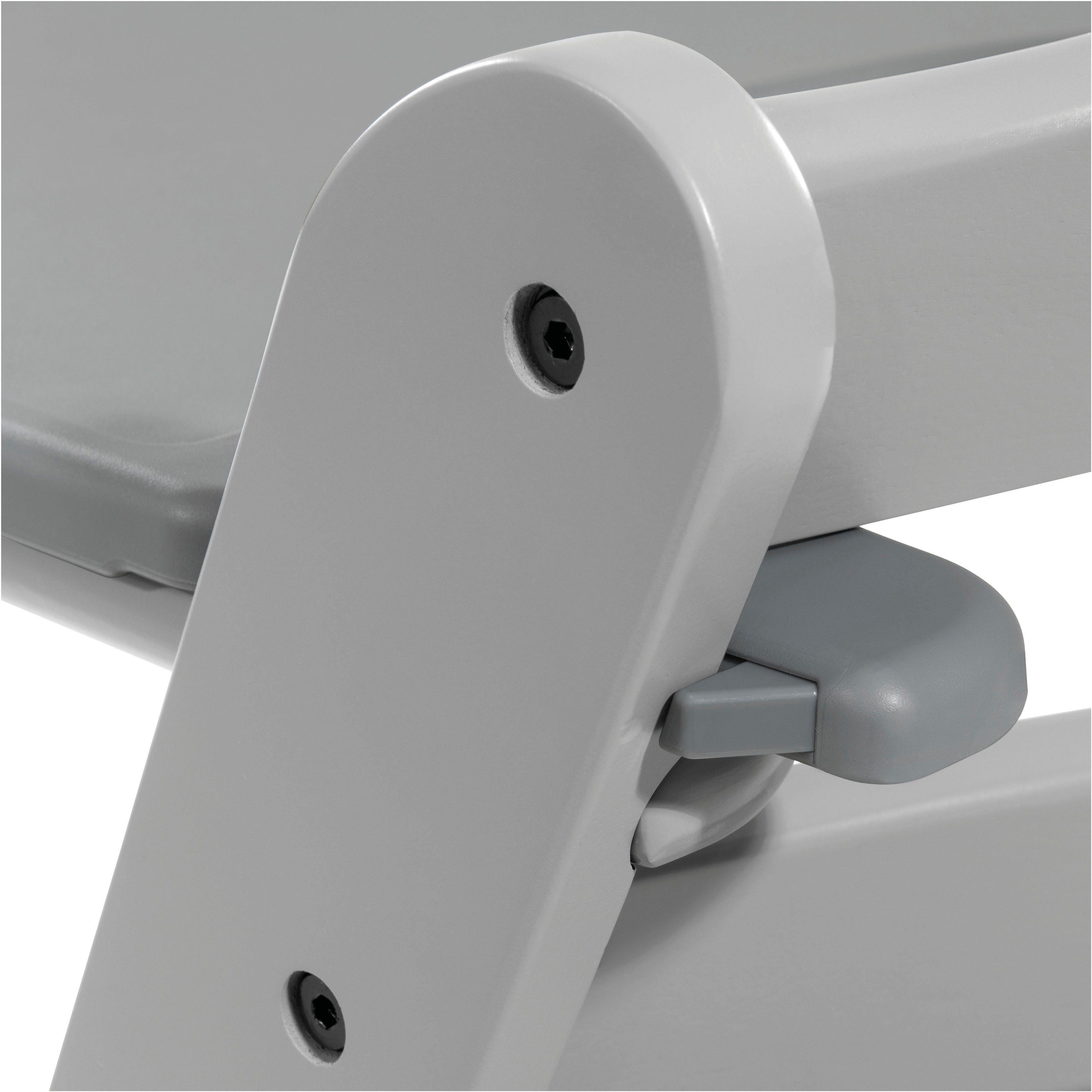 Hauck Hochstuhltablett Alpha Click Tray, grau, Kunststoff, Hauck Hochstuhl günstig online kaufen