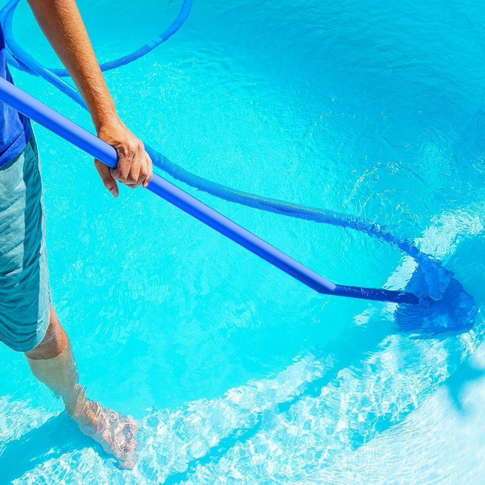 OK-Living Poolbodensauger »Pool Reinigungsset Poolzubehör Kescher  PE-Schlauch Sauger Bürste Teleskopstange« online kaufen | OTTO