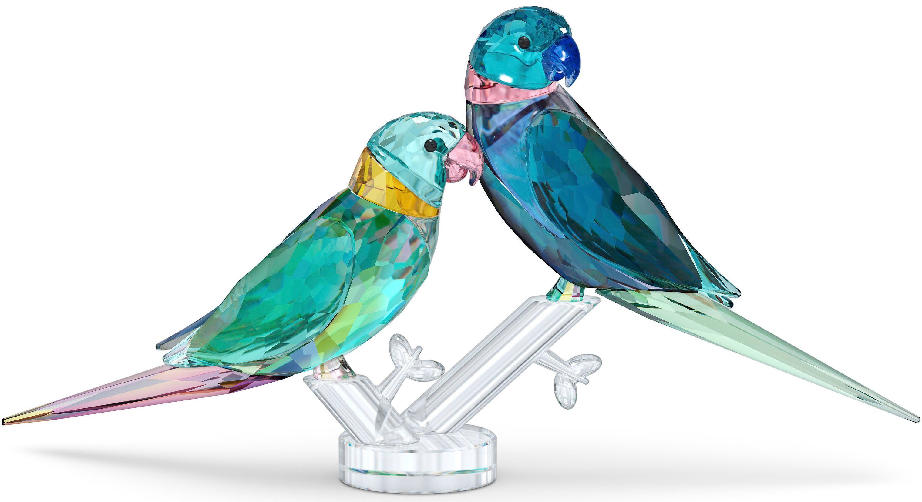 Beats Fife & Sittichpaar Jungle Swarovski St), 5577124 Dekofigur (1 Kristall Swarovski® Vogel Kristallfigur Fifer,