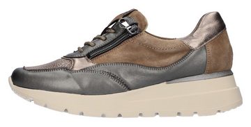 Waldläufer H-Feli-Soft Keilsneaker Metallic-Optik, Komfortweite H, Freizeitschuh, Halbschuh, Schnürschuh